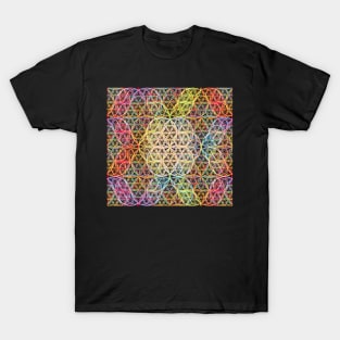 Colorful circles (dark background) T-Shirt